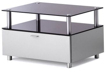 JUST RACKS JRS 81 Silver with drawer